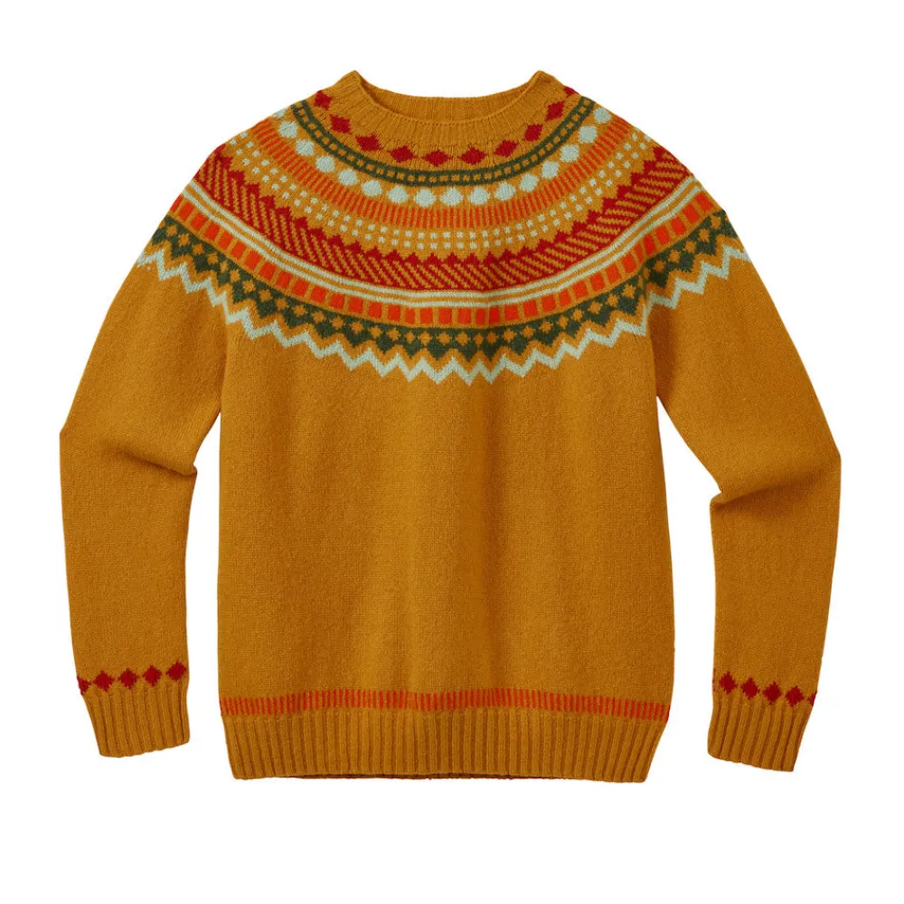 Best Sale Ugie Jumper - Mustard Lambswool Jumpers